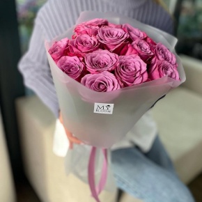 Букет из 15 роз Меритим (50 см) в Воскресенске