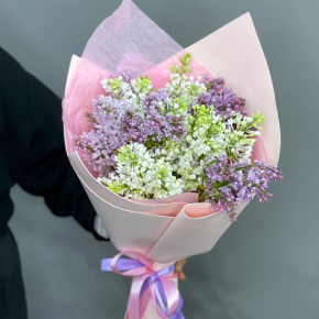 Букет из 11 веток сирени микс в Воскресенске