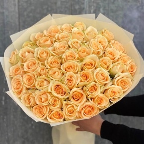 Букет из 51 розы Аваланж (60 см) в Воскресенске