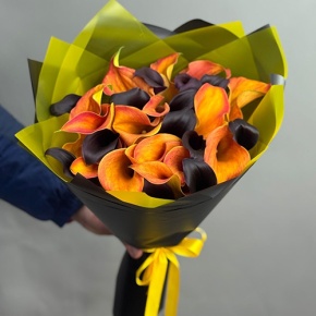 Букет "Карамель" из 29 калл в Воскресенске