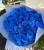 Букет из 51 синей розы Эквадор (60 см) в Воскресенске