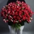 Букет из 51 кустовой рубиновой розы (50 см) в Воскресенске