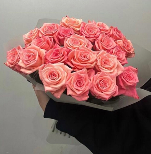 Букет из 21 розовой розы (50 см) в Воскресенске