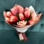 Букет из 15 розовых тюльпанов в Воскресенске