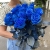 15 синих LUX роз Эквадор (70 см) в Воскресенске