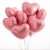 Сердце розовое фольгированный шар с гелием (45 см) в Воскресенске