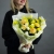 Букет "Мимозка" из нарциссов, диантусов и мимозы в Воскресенске
