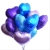 Сердце сиреневое фольгированный шар с гелием (45 см) в Воскресенске