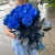 15 синих LUX роз Эквадор (70 см) в Воскресенске