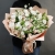 Букет "Полли" из эустом и кустовых пионовидных роз в Воскресенске