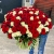 Букет 151 роза красный и белый микс (60 см) в Воскресенске Букет 151 роза красный и белый микс (60 см) в Воскресенске