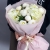 Букет "Белый жемчуг" из гортензий и пионов в Воскресенске Букет "Белый жемчуг" из гортензий и пионов в Воскресенске