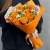 Букет "Венера" из георгин и хамелациума в Воскресенске