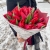 Букет 27 красных тюльпанов в Воскресенске